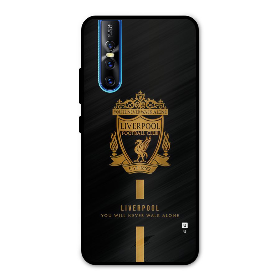 LiverPool Never Walk Alone Metal Back Case for Vivo V15 Pro