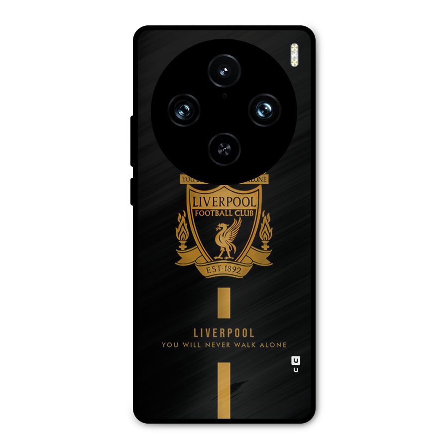 LiverPool Never Walk Alone Metal Back Case for Vivo X100 Pro