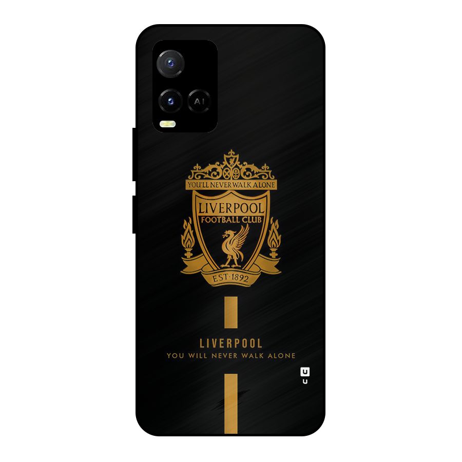LiverPool Never Walk Alone Metal Back Case for Vivo Y21T