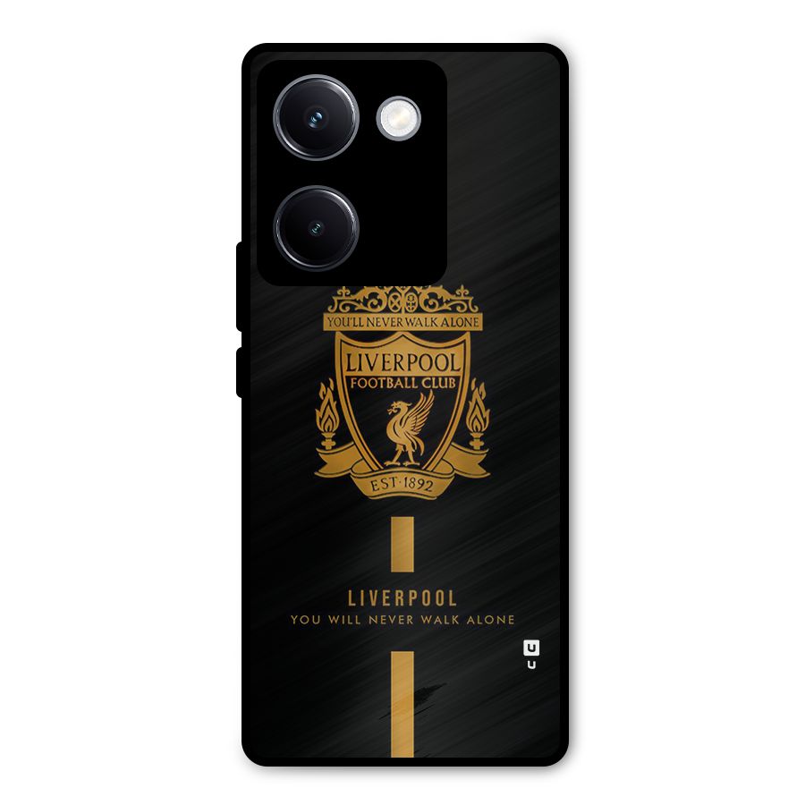 LiverPool Never Walk Alone Metal Back Case for Vivo Y300 Plus