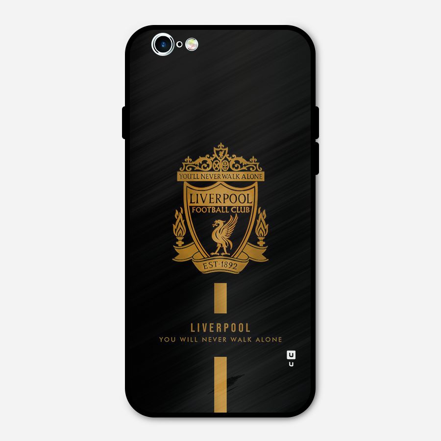 LiverPool Never Walk Alone Metal Back Case for iPhone 6 6s