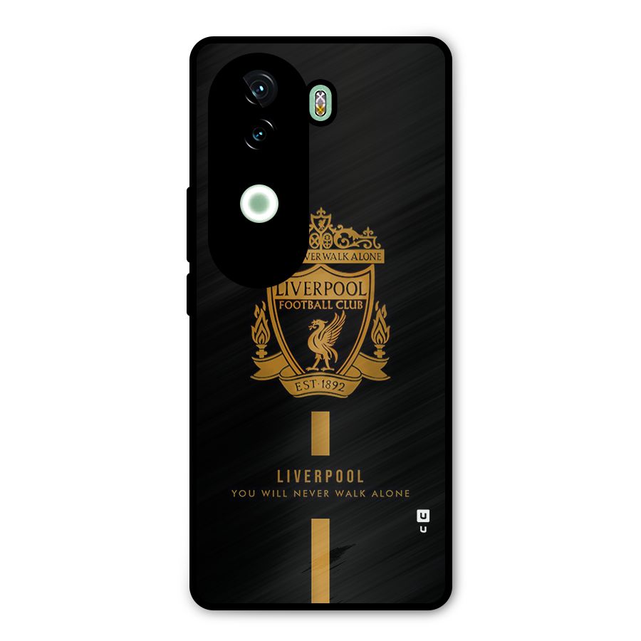 LiverPool Never Walk Alone Metal Back Case for iQOO Z9s