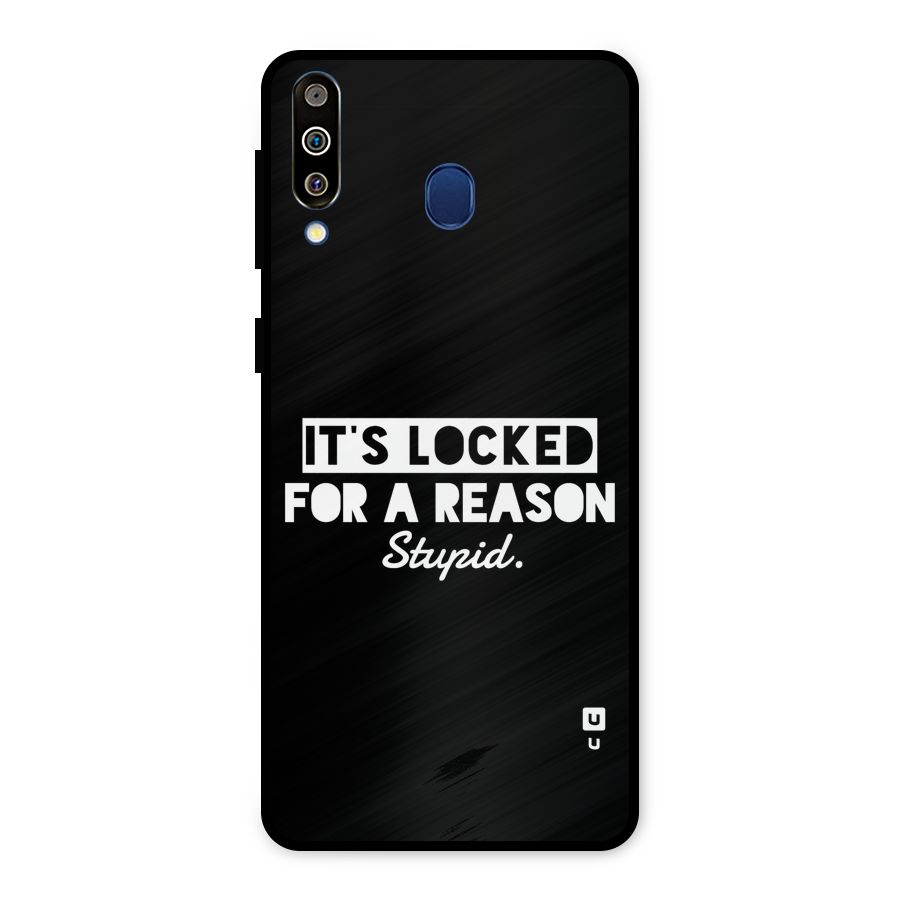 Locked For Stupid Metal Back Case for Galaxy M30
