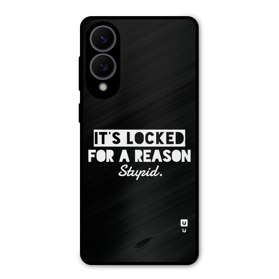 Locked For Stupid Metal Back Case for Galaxy S25 Edge