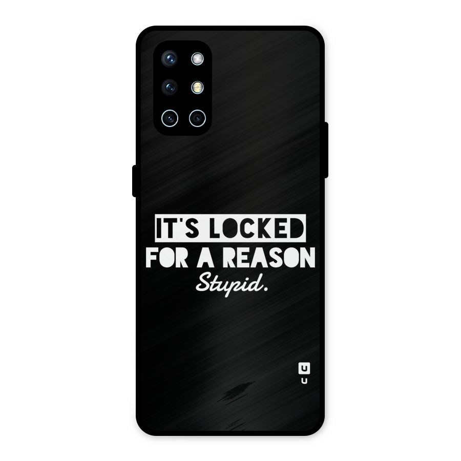 Locked For Stupid Metal Back Case for OnePlus 9R