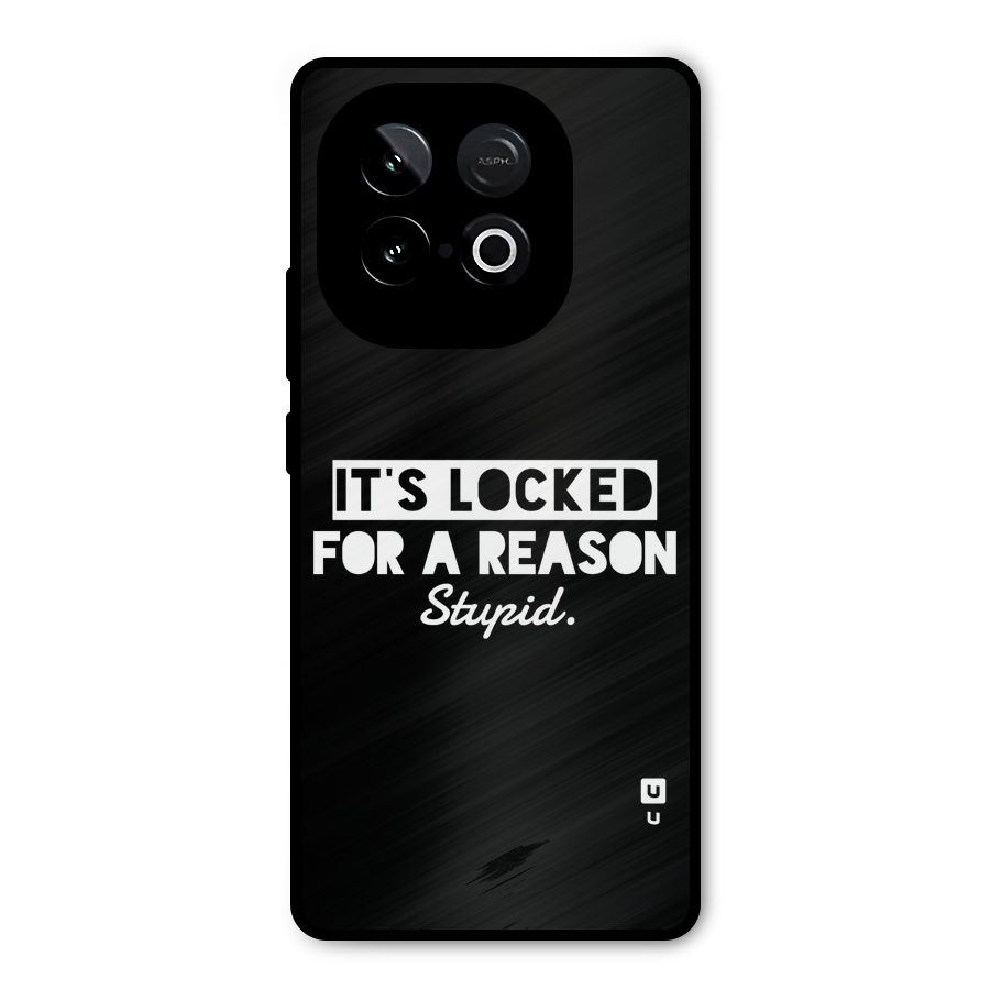 Locked For Stupid Metal Back Case for iQOO Neo 10