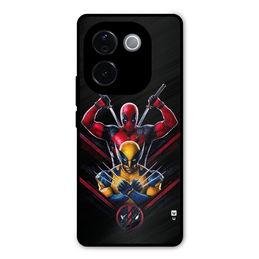 Logan And Wade Metal Back Case for Vivo T3 Pro