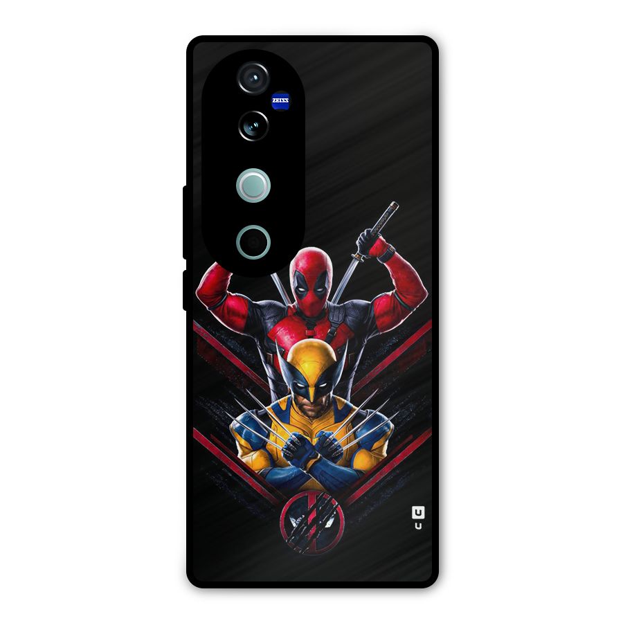 Logan And Wade Metal Back Case for Vivo V40 Pro