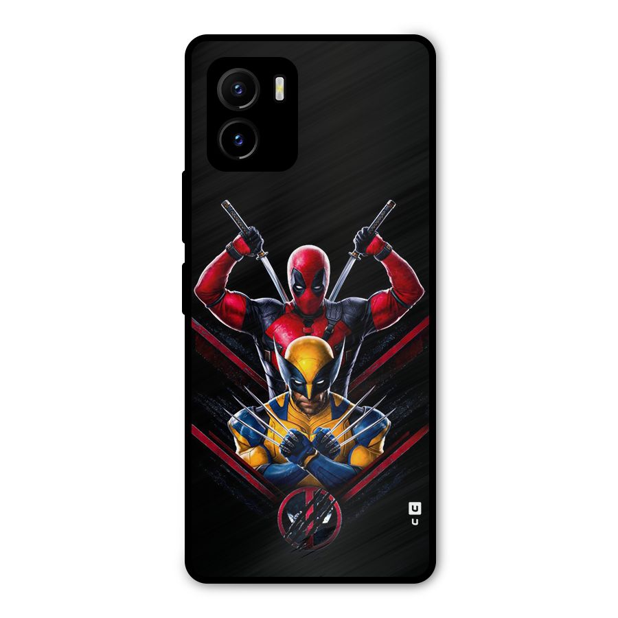 Logan And Wade Metal Back Case for Vivo Y15s
