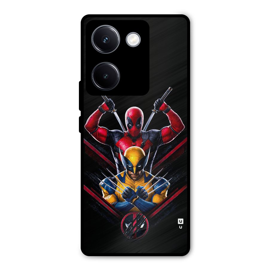 Logan And Wade Metal Back Case for Vivo Y300 Plus