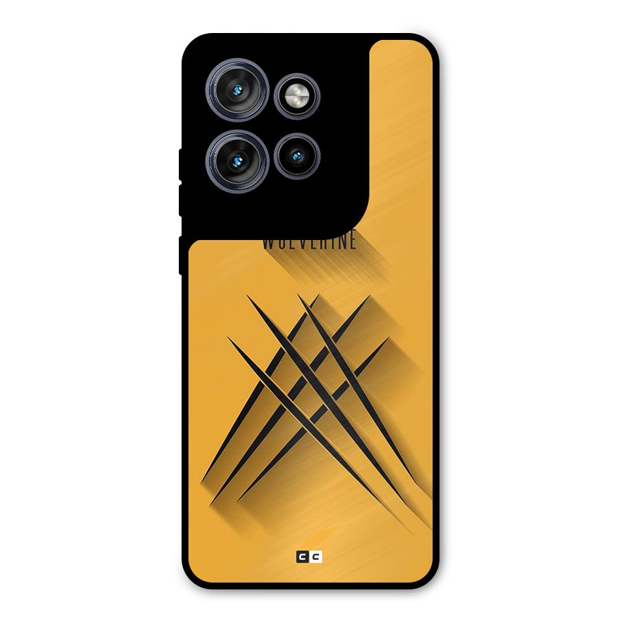 Logan Claw Metal Back Case for Motorola Edge 50 Neo