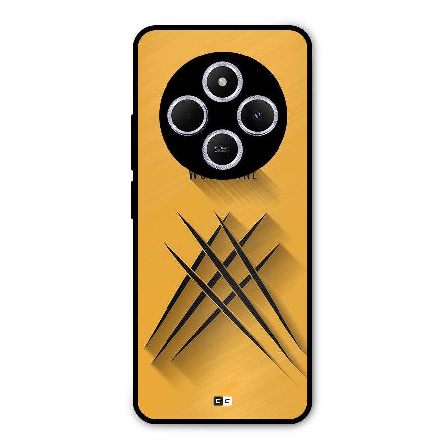 Logan Claw Metal Back Case for Poco M7