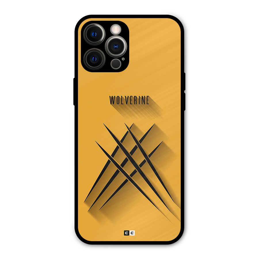 Logan Claw Metal Back Case for iPhone 12 Pro Max