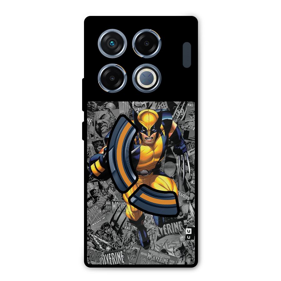 Logan Stance Metal Back Case for Infinix GT 20 Pro