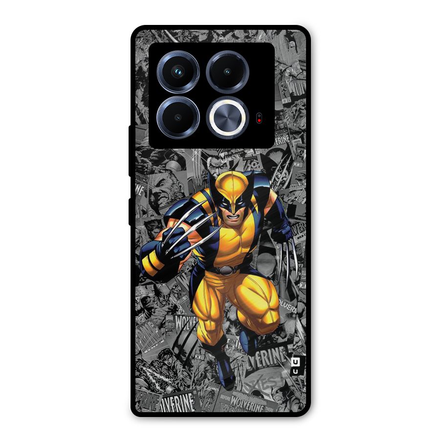 Logan Stance Metal Back Case for Infinix Note 40 5G