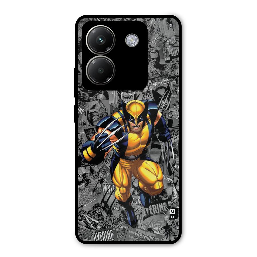 Logan Stance Metal Back Case for Poco M7 Pro 5G