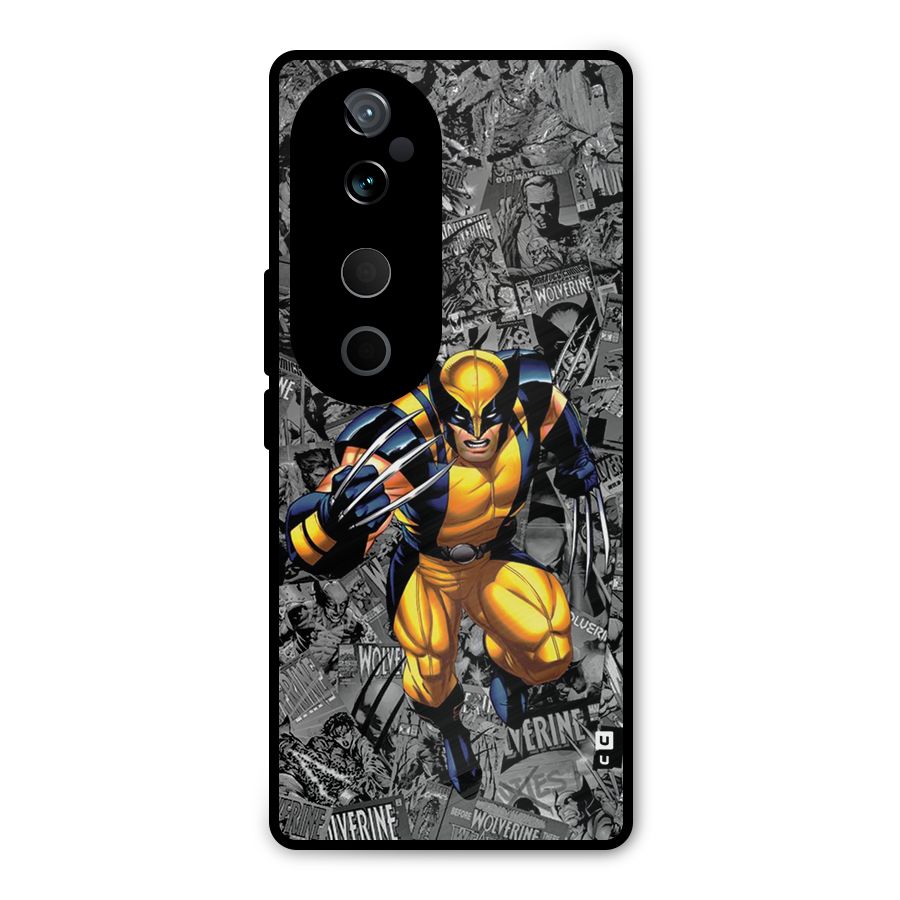 Logan Stance Metal Back Case for Vivo T3 Ultra