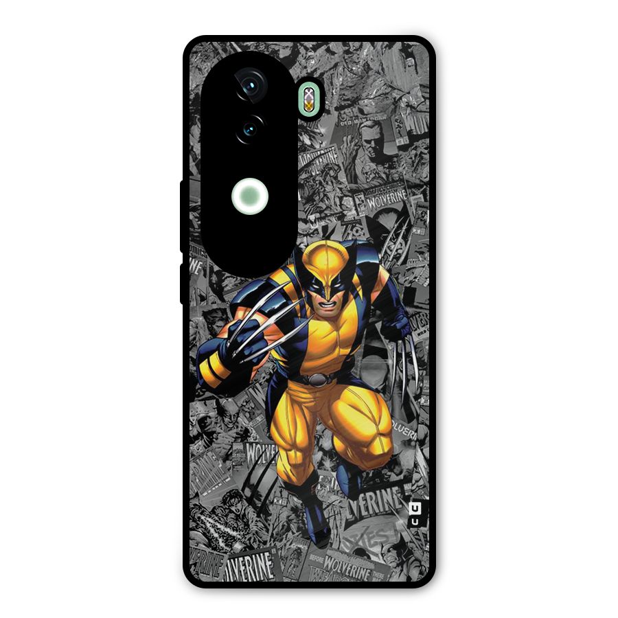 Logan Stance Metal Back Case for iQOO Z9s