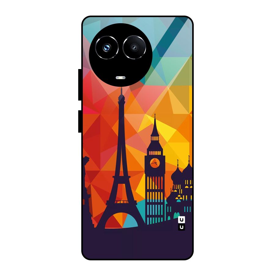 London Art Glass Back Case for Realme 11X