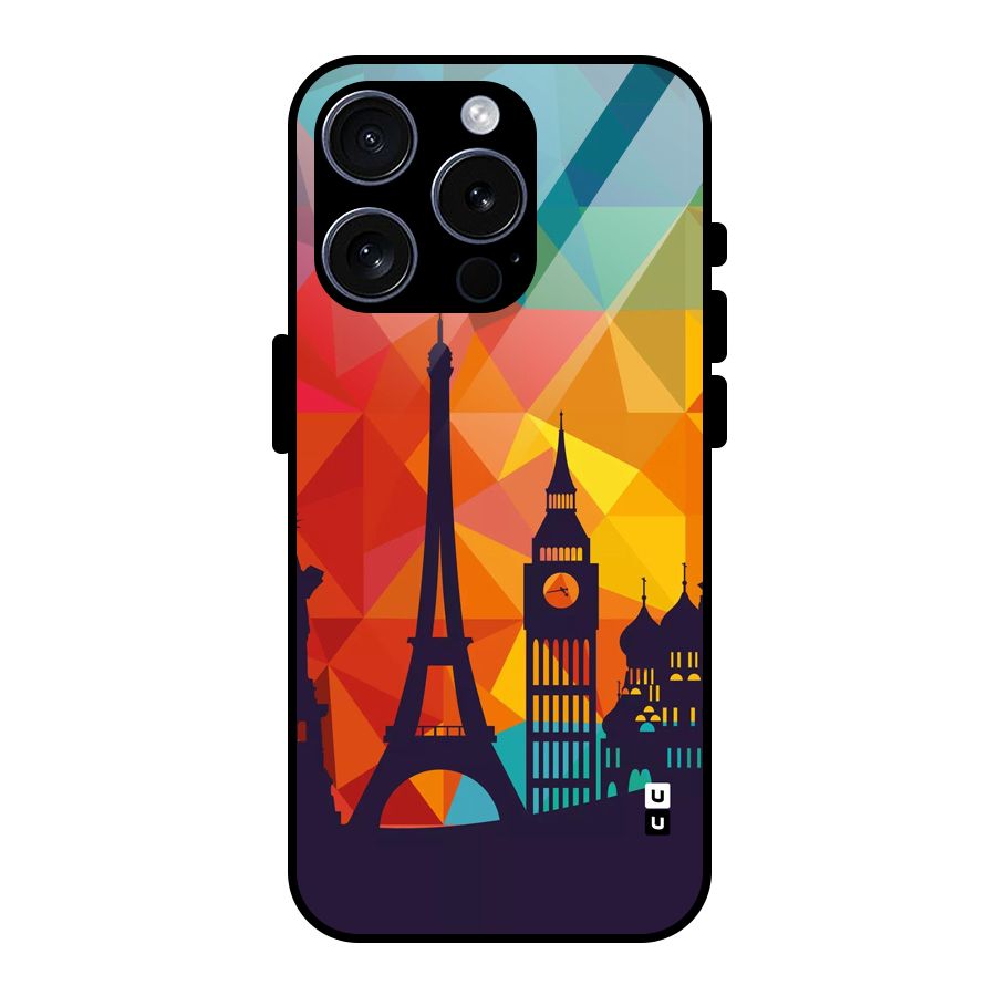 London Art Glass Back Case for iPhone 15 Pro