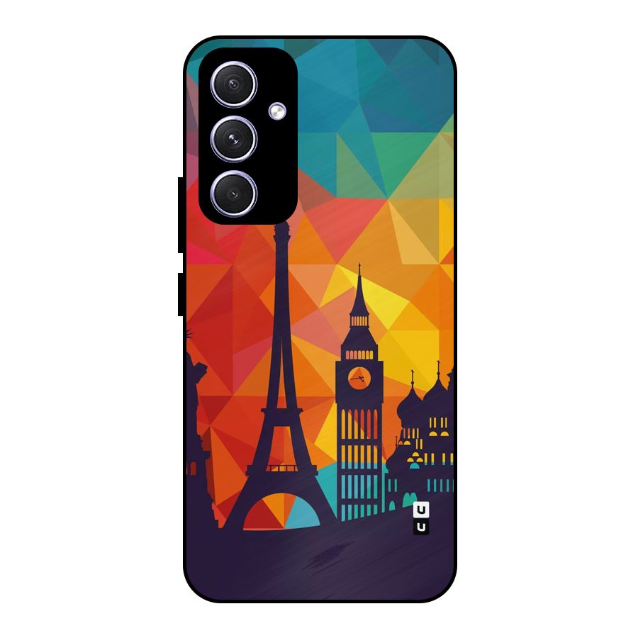 London Art Metal Back Case for Galaxy A54