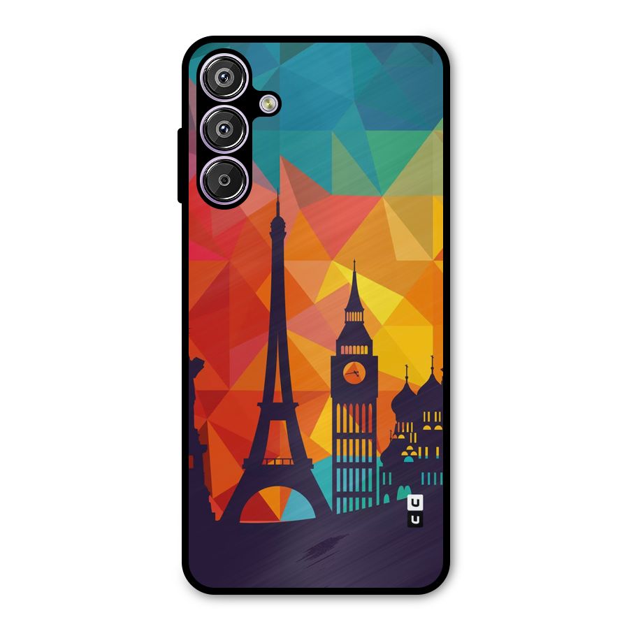 London Art Metal Back Case for Galaxy M15