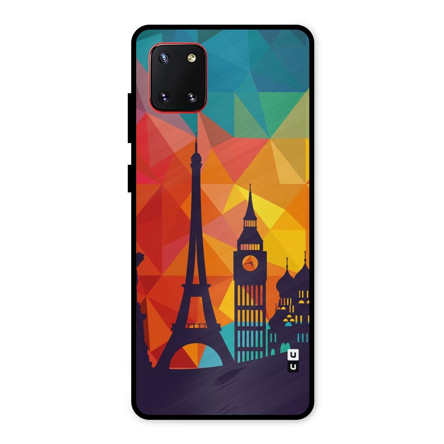London Art Metal Back Case for Galaxy Note 10 Lite