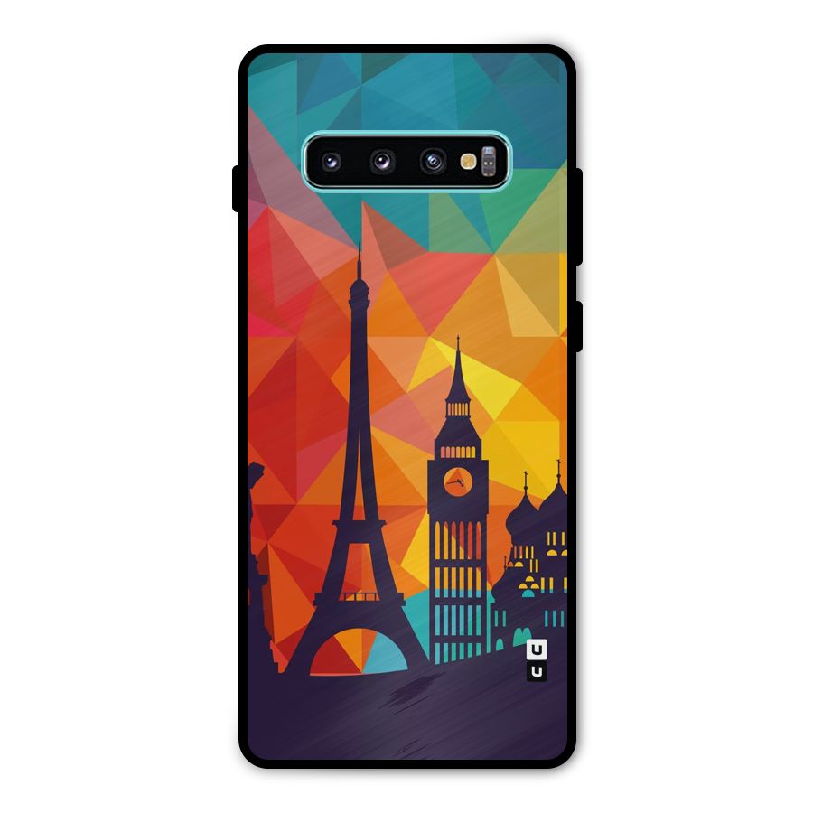 London Art Metal Back Case for Galaxy S10 Plus