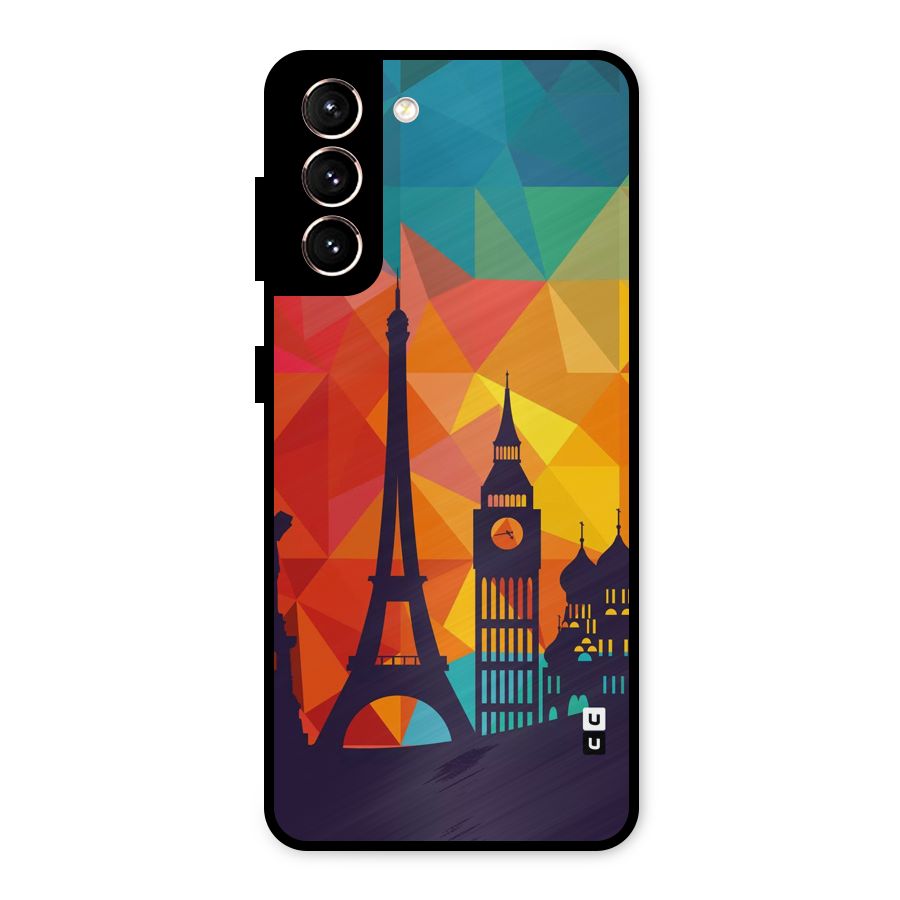 London Art Metal Back Case for Galaxy S21 5G