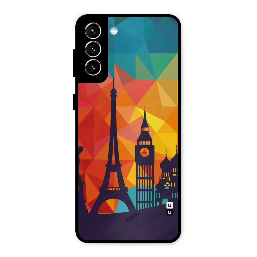 London Art Metal Back Case for Galaxy S21 Plus