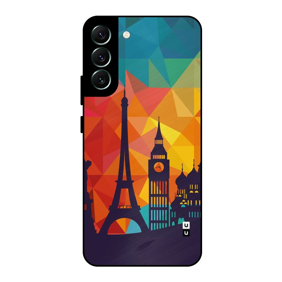London Art Metal Back Case for Galaxy S22 Plus 5G