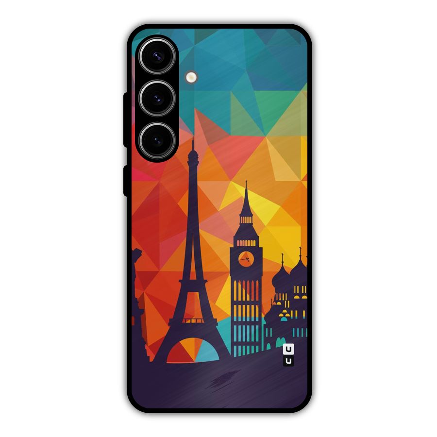 London Art Metal Back Case for Galaxy S24 Plus