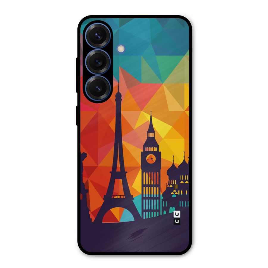 London Art Metal Back Case for Galaxy S25