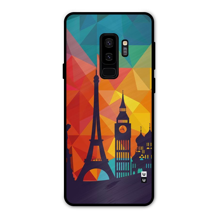London Art Metal Back Case for Galaxy S9 Plus