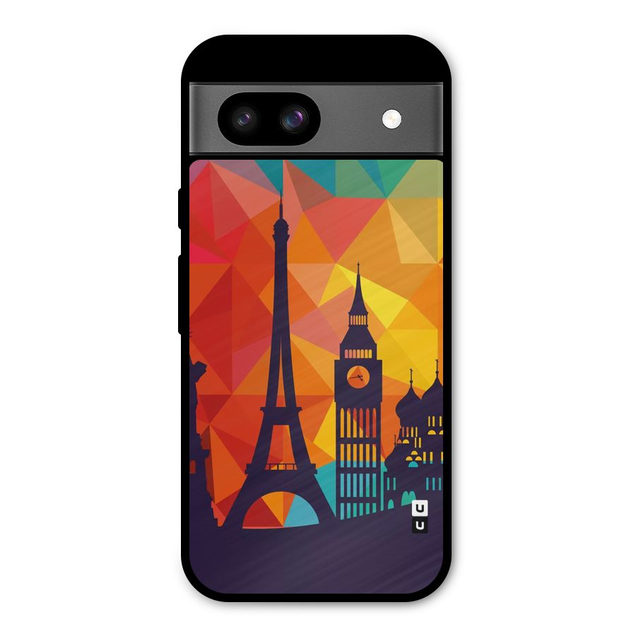 London Art Metal Back Case for Google Pixel 8a