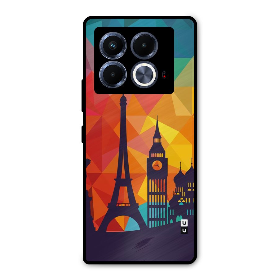 London Art Metal Back Case for Infinix Note 40 5G
