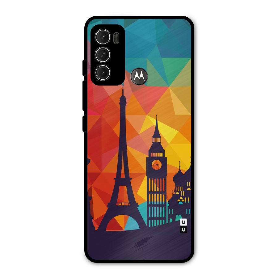 London Art Metal Back Case for Moto G60
