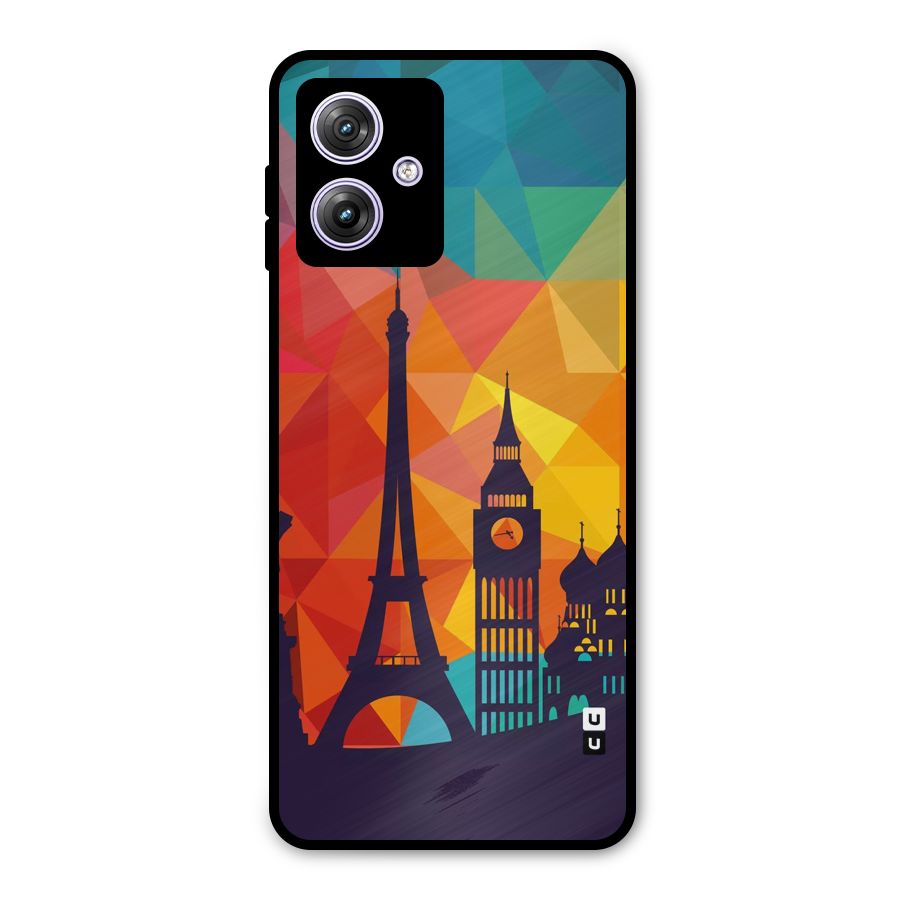 London Art Metal Back Case for Moto G64