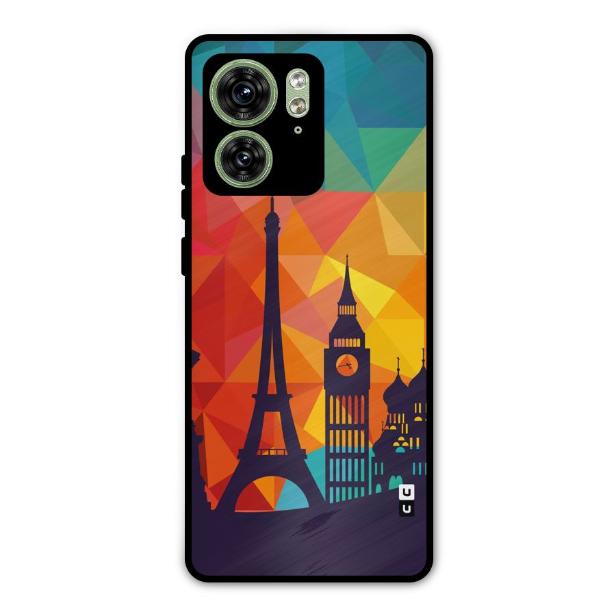 London Art Metal Back Case for Motorola Edge 40 5G