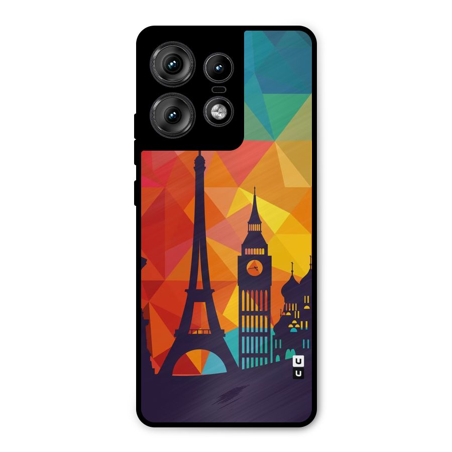 London Art Metal Back Case for Motorola Edge 50 Pro