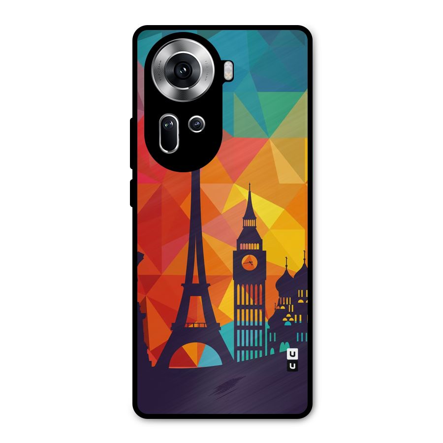 London Art Metal Back Case for Oppo Reno11 5G