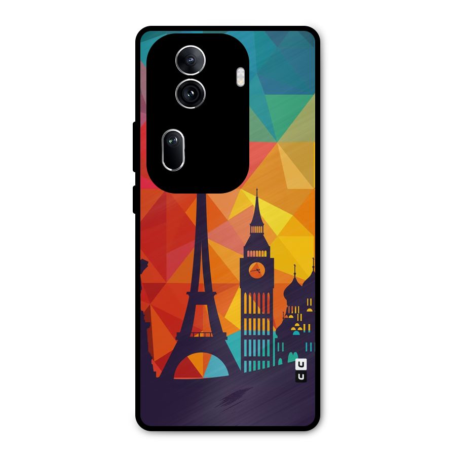 London Art Metal Back Case for Oppo Reno11 Pro 5G
