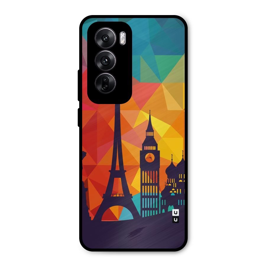 London Art Metal Back Case for Oppo Reno12