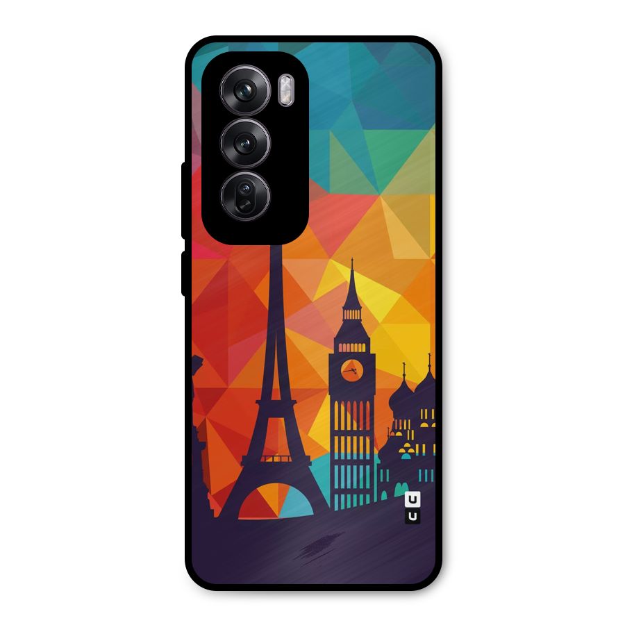 London Art Metal Back Case for Oppo Reno12 Pro