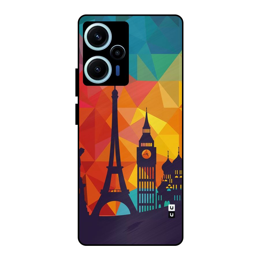 London Art Metal Back Case for Poco F5