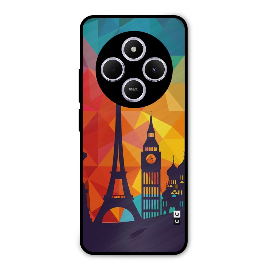 London Art Metal Back Case for Poco M7