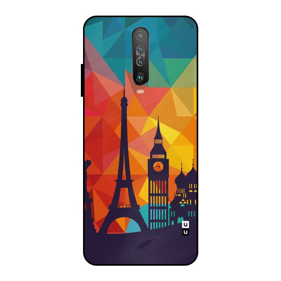 London Art Metal Back Case for Poco X2