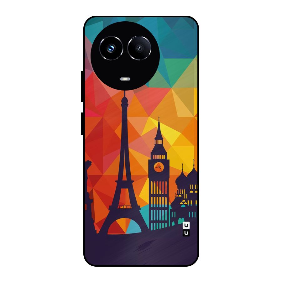 London Art Metal Back Case for Realme 11X