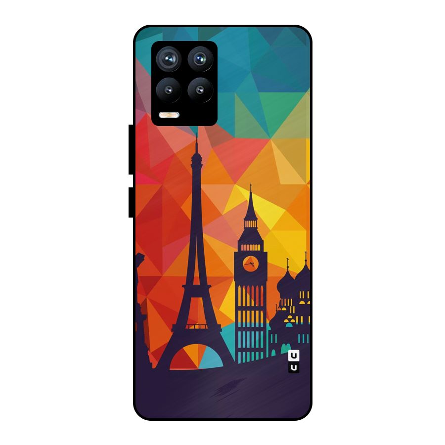 London Art Metal Back Case for Realme 8 Pro