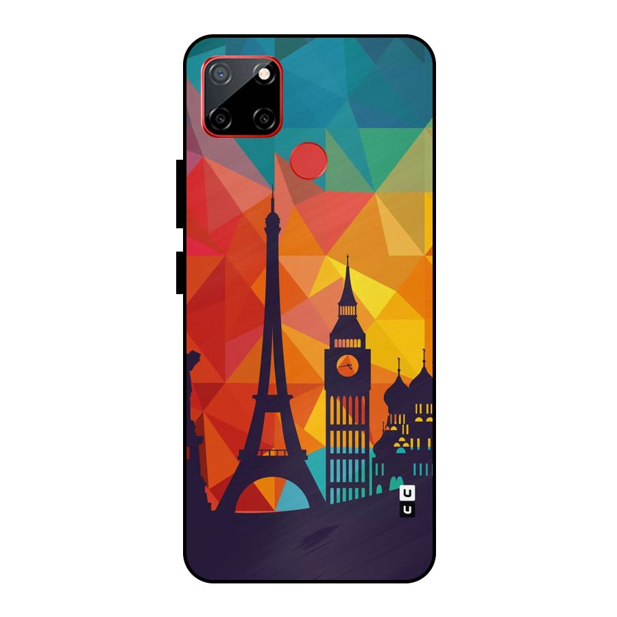 London Art Metal Back Case for Realme C12